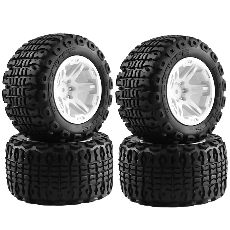 

1:16 E-REVO Summit Plastic Wheel Rubber Tire Universal Tyre For 1/12 1/14 1/16 RC Monster Truck Kyosho HSP WLtoys