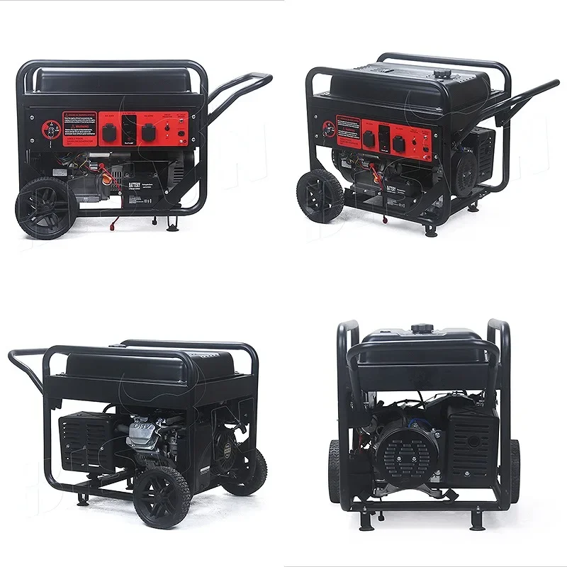 110/220v 50hz Portable Easy Petrol Powered Three-phase 10kw 10000w 10000s Watt Electric  Start Gasoline Generators for House