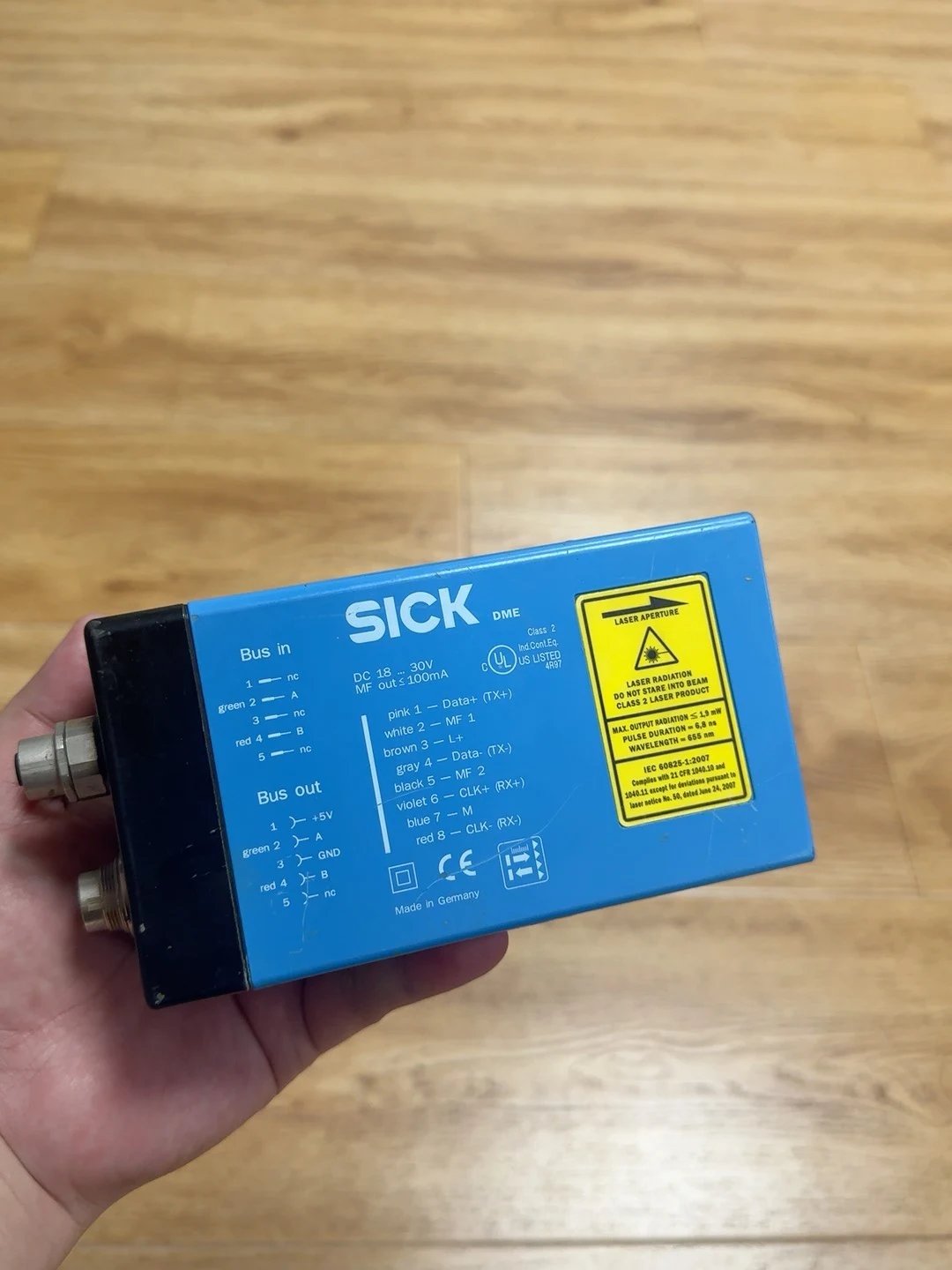 SICK DME5000-212 Optical Sensor, Disassembled Parts, Fully Functional Package