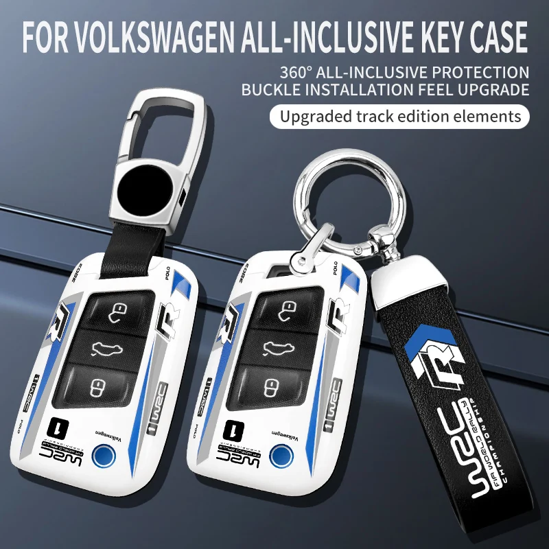 

Car Key Case Cover For Skoda Kodiaq Karoq Octavia Fabia For Seat Ateca For Volkswagen VW Passat B8 Polo Tiguan Atheon Taos
