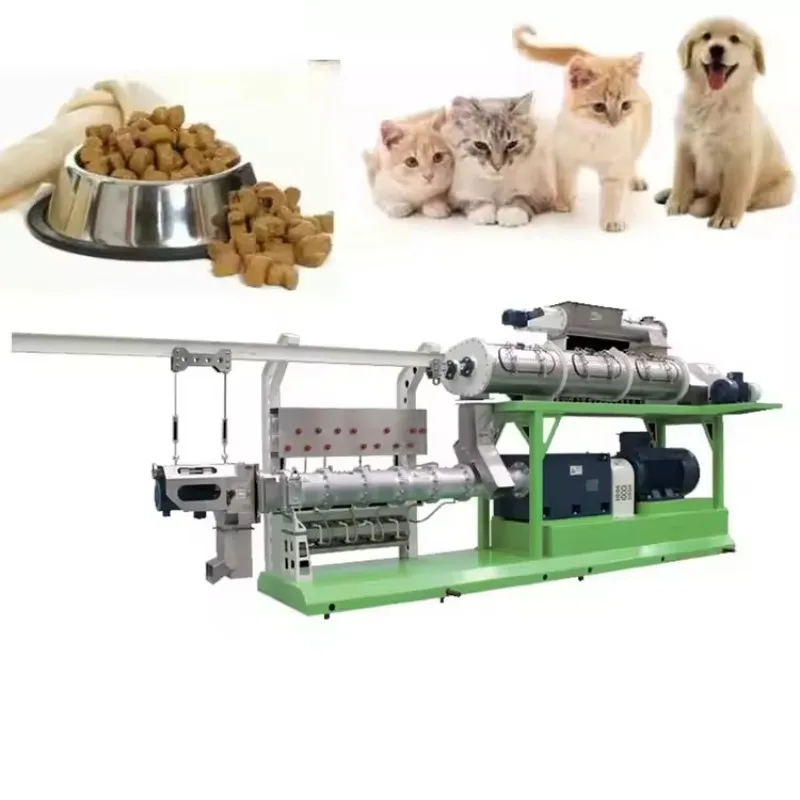 Dog Food Making Machine Pellet Dog Automatic Kibble Pet Food Extruder Dog Food Manufacturing Machine