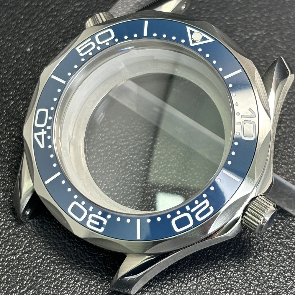 42mm Case Seamaster 300 High Quality NH35 Case Bezel for NH35 Automatic Movement Waterproof Watch Case Fit NH35 NH36 image 3