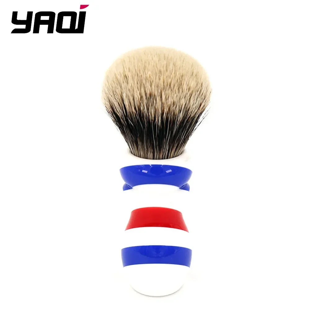 yaqi-brocha-de-afeitar-con-nudo-de-tejon-de-dos-bandas-estilo-poste-de-barbero-24mm-nuevo