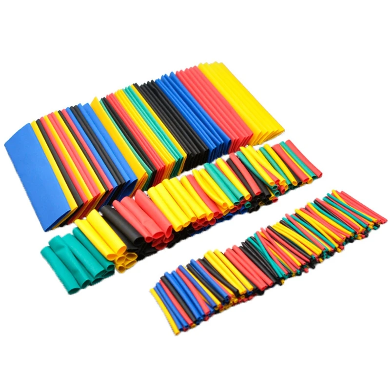 328 Pieces Electric Insulation Heat-Shrink Tube Wire Shrink Wraps Assortment Eco-Friendly Material Easy to Use