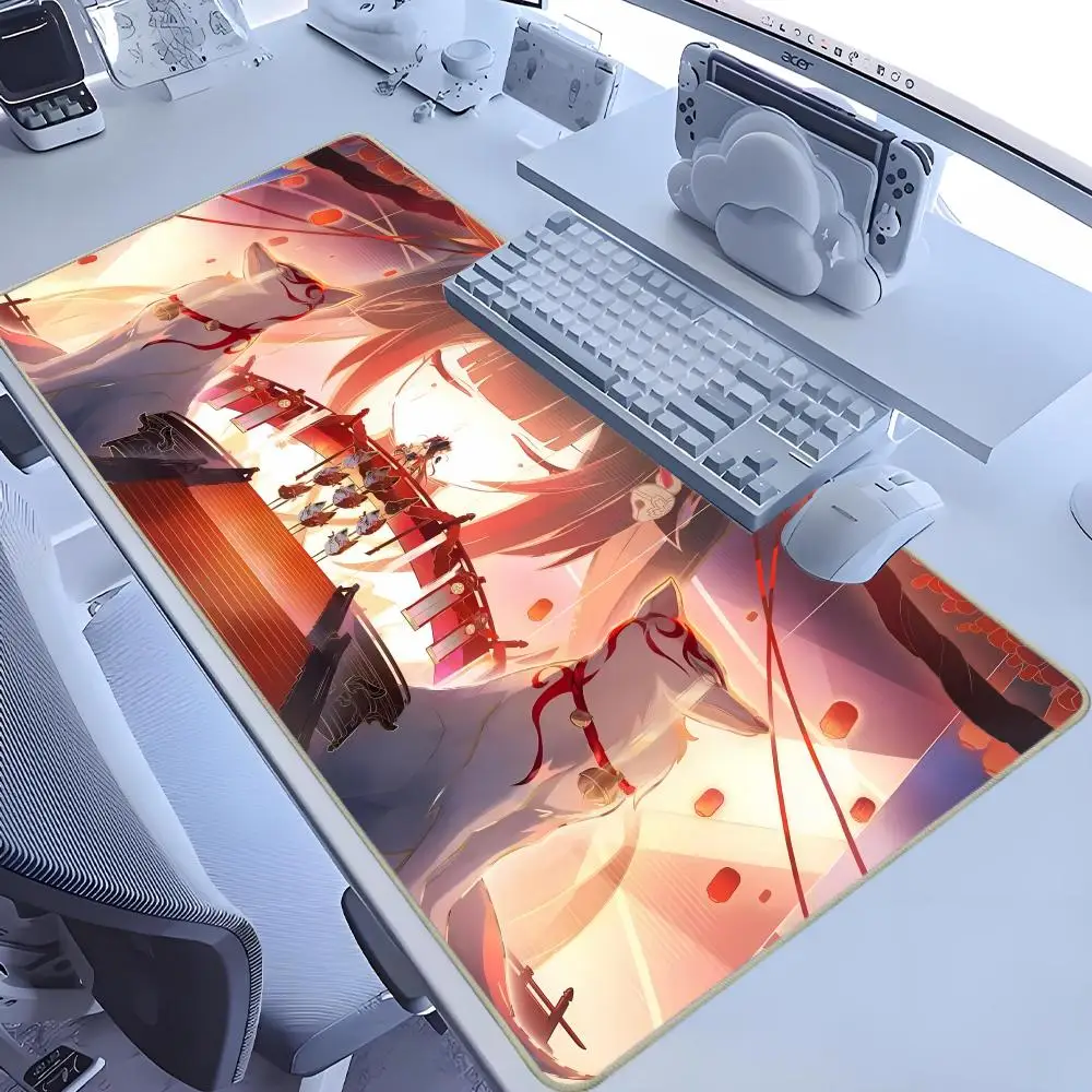 

Sparkle Honkai Star Rail Anime Mousepad Large Gaming Mouse Pad LockEdge Thickened Computer Keyboard Table Desk Mat