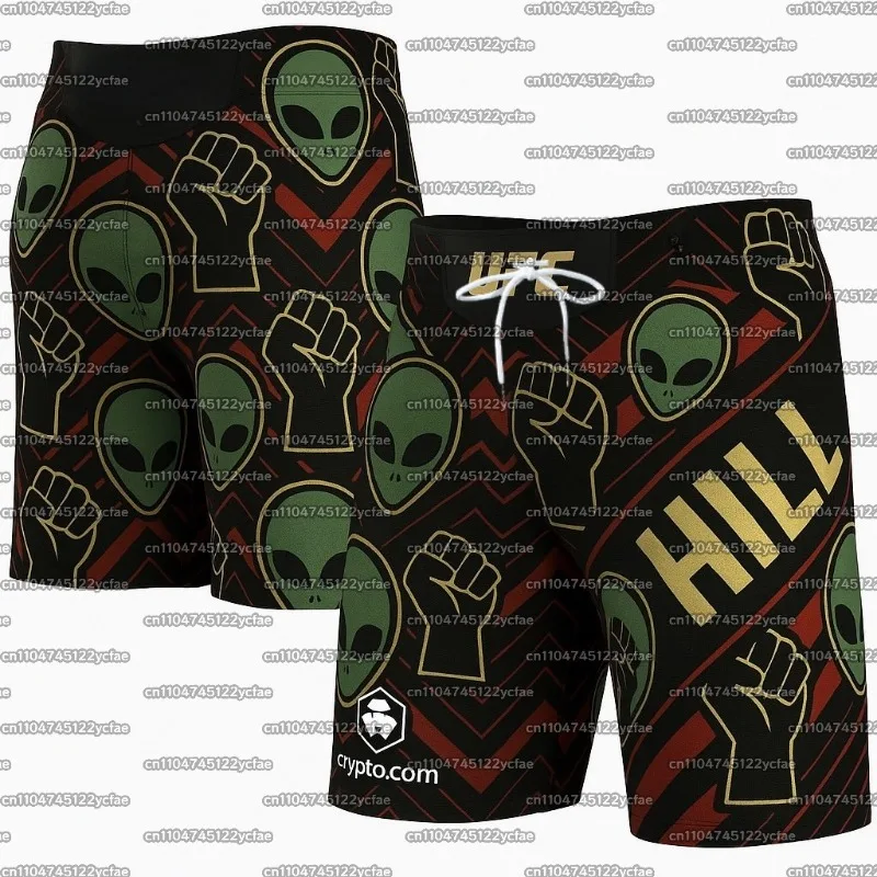 

UFC Boxing Shorts Angela Hill Summer Breathable Extreme Sports Running Shorts 3D Men's and Women's Street Casual Large Shorts