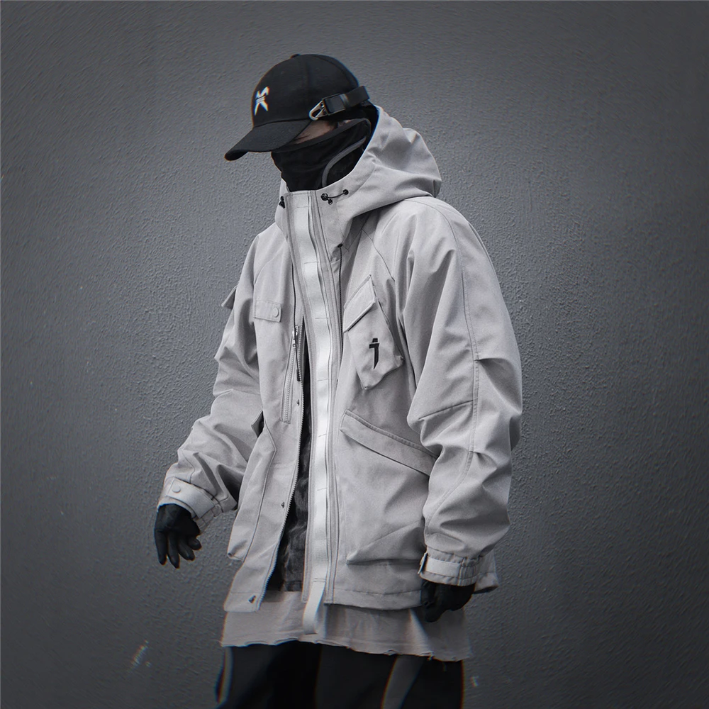 11 BYBB'S DARK 2025 السترات التكتيكية مقنعين سترة واقية رجالي البضائع وظيفة سترة معاطف الموضة أبلى Techwear الشارع الشهير ﻿