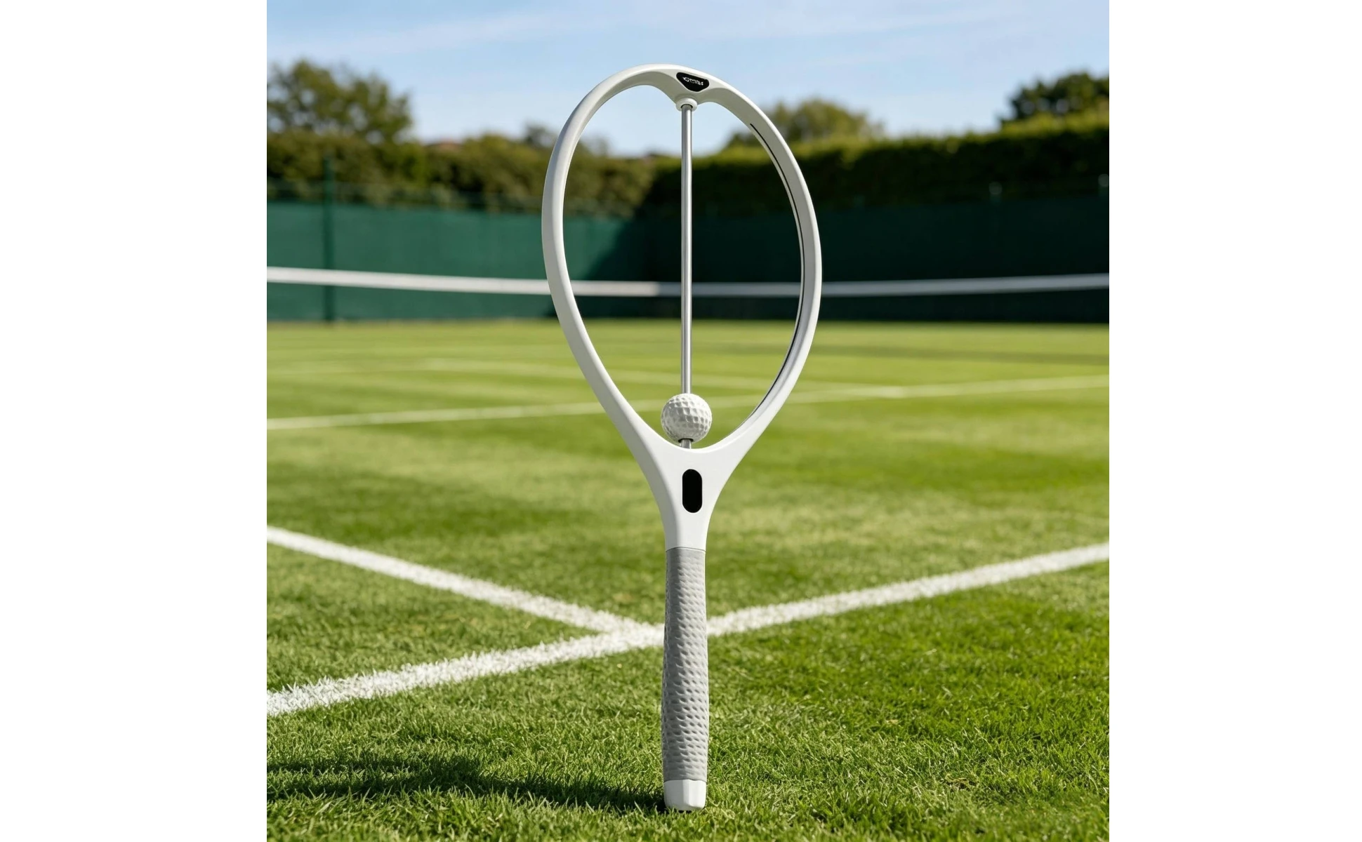 Tennis Training Racket No Separate Ball Needed Tennis Swing Practice Tool Solo Practice Racket Guide Rod Sports Gear Textured Tennis Training Racket No Separate Ball Needed Tennis Swing Practice Tool Solo Practice Racket Guide Rod Sports Gear Textured