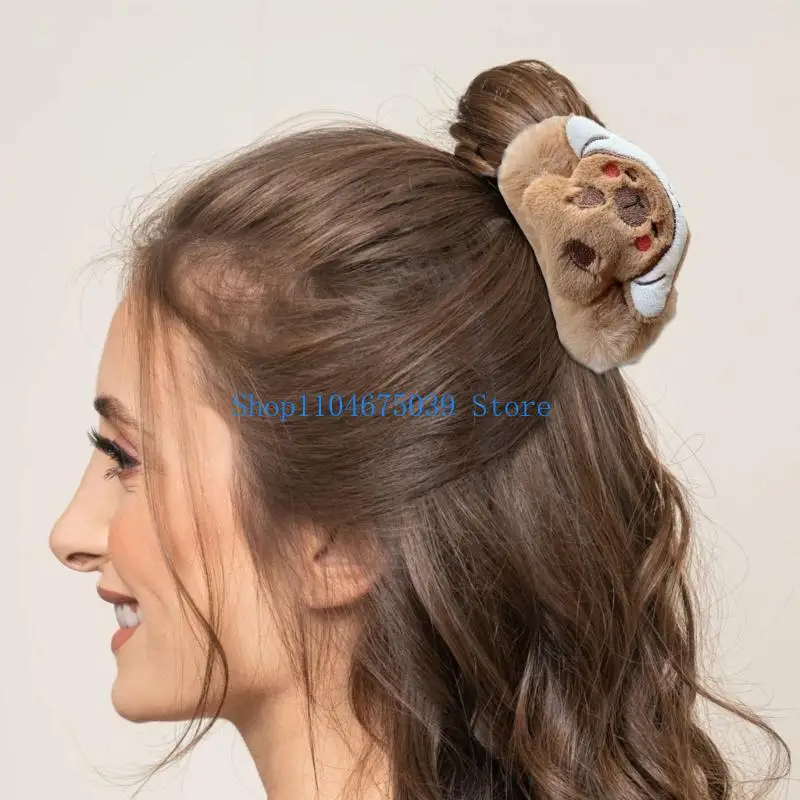 5asd Simple Temperament Hairpins Fall Winter Bobbles Hair Clip Antiskid Barrettes