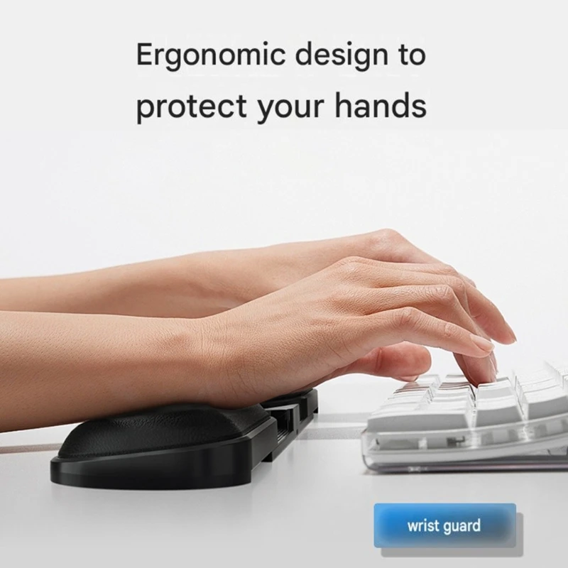 96BA Ergonomische, zusammenklappbare Handgelenk- und Unterarmauflage zum Tippen und für die Verwendung Laptop-Schreibtisch – Detail 1