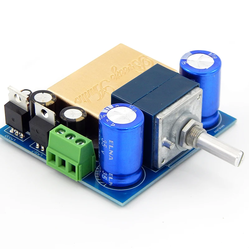 HIFI khuếch đại Full DC NE5532 Tiền Khuếch Đại Bộ dụng cụ với Lá Chắn kim loại bao da không bao gồm Chiết Áp