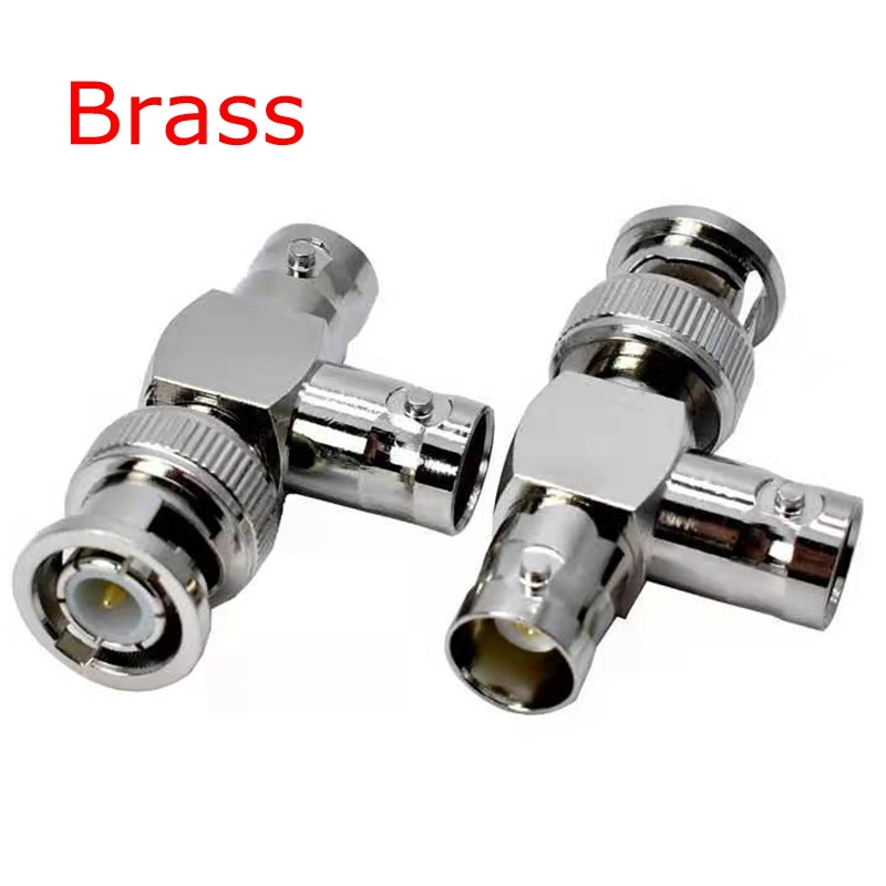 1Pcs Q9 BNC Female Jack To BNC Male Female Tee Type 3Way Splitter Connector BNC Male To BNC 2x Double Female Jack T Type Adapter