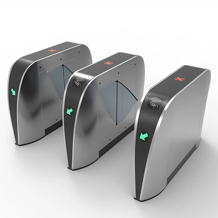 

Access Control System Face Recognition Flap Barrier Turnstile Gate Access Control with Card Reader