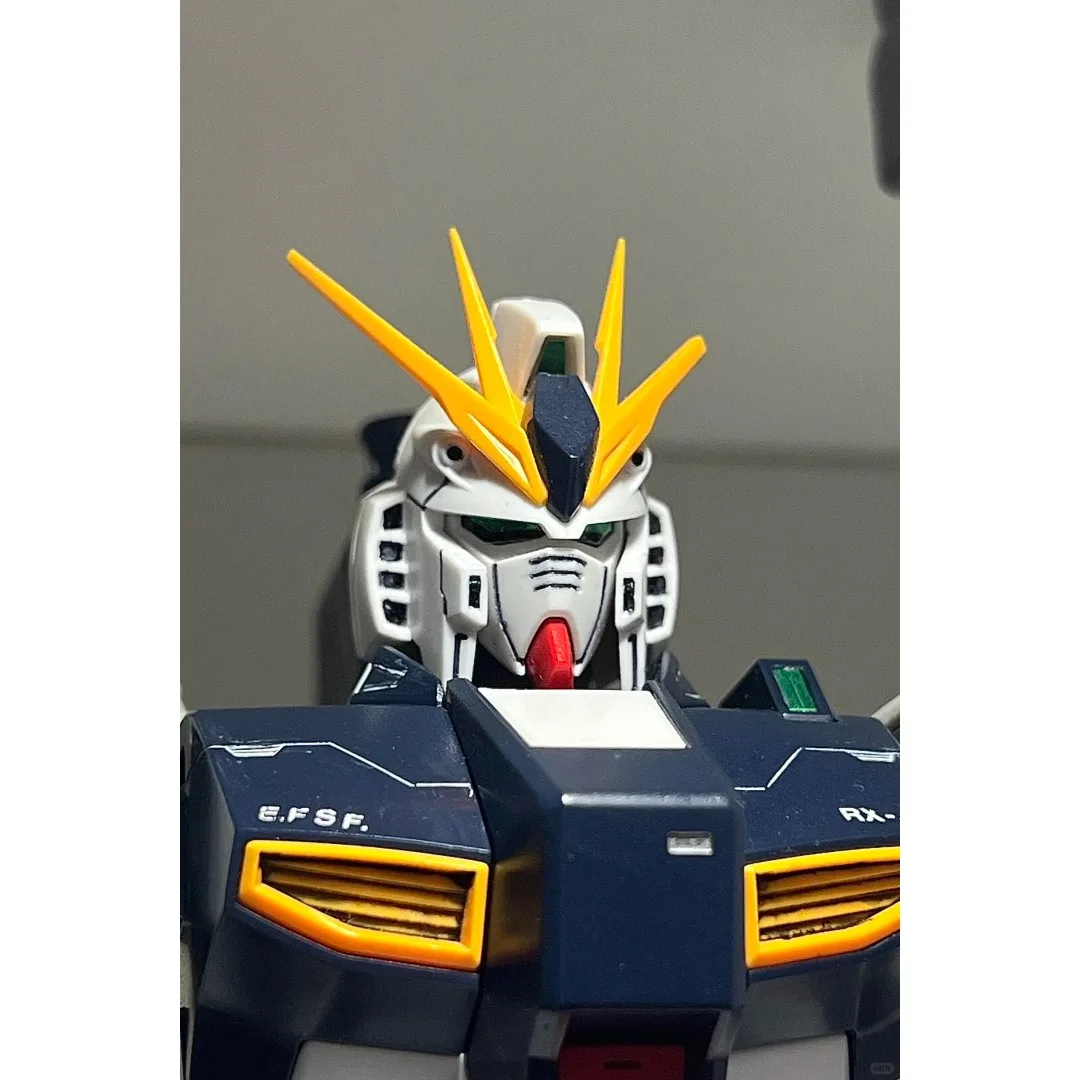 GAOGAO Nu Model RG 1/144 Rx-93 V Fighter Assembly Model Kit Plastic Skeleton Anime Action Figure Robot Plastic Figurine Toys