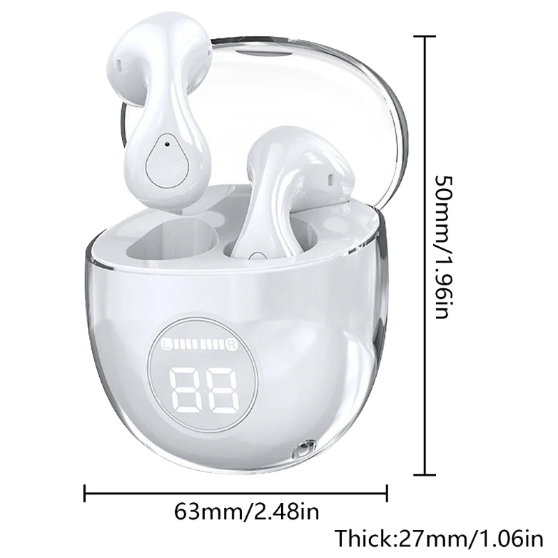 T16 Sports Earbud Intelligent Wireless Bleutooth-compatible Earphones BLE5.3 Small Size Lower Power Consumption