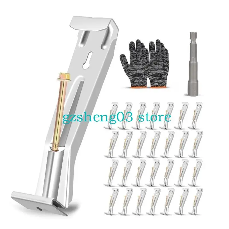 

U75C 28pcs скрыть вешалки -водостоки 5 дюймов надежные кронштейны для ежедневного использования на открытом воздухе