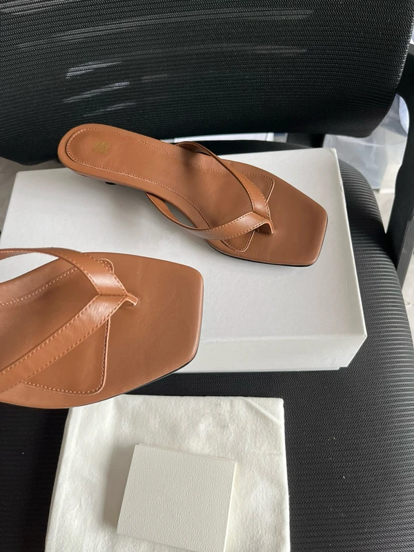 Maxdutti Nordic Minimalist Heel Slippers Sandals Shoes Women Fashionable Elegant Summer Sandals Women