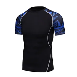 Cody Lundin Men's UPF 50+ Sun Protection Compression Short Sleeves Rash Guard for Men Swim Shirts Bjj Jiu Jitsu Workout Clothes