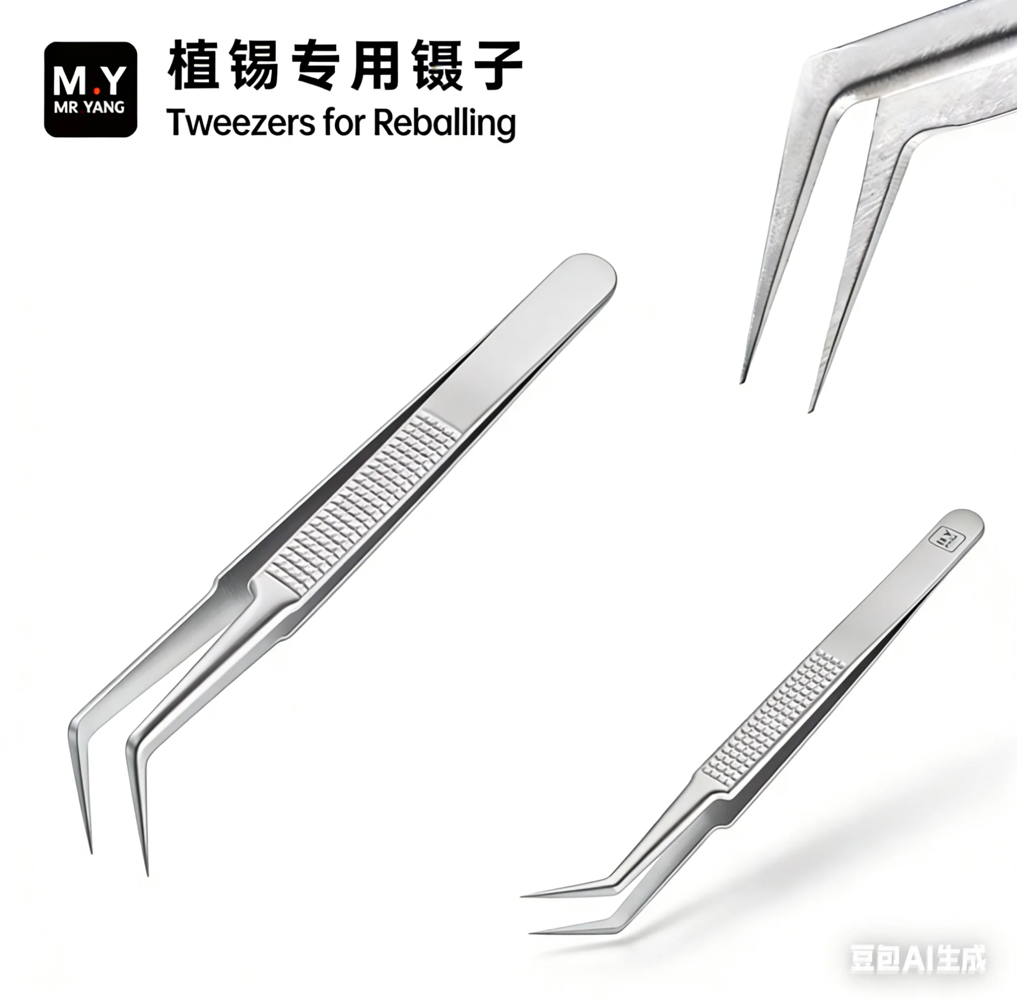 YCS M.Y Yang Changshun's Plating Dedicated Bend Tip Ultra-Sharp Boston Chip Plating Dedicated Bend Mobile Phone Repair Tool
