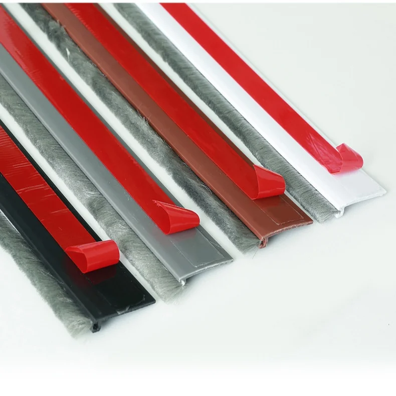 Deurbodemafdichtingsstrip Winddicht Geluiddicht Deurvegen Tochtstopper Snijdbaar Opvouwbare afdichting Zelfklevend akoestisch schuim