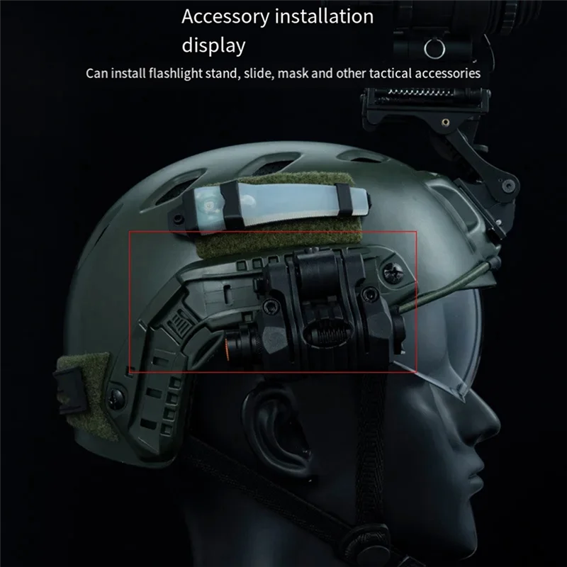 

For FAST Helmet Rail Accessories Multifunctional DIY For CS Protective Gear Arc Portable Helmet Rail Accessories B1