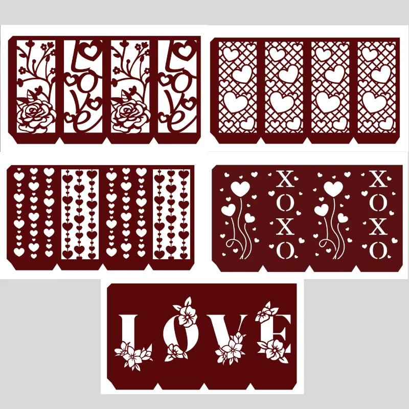 New Valentine\'s Lantern Metal Cutting Dies for DIY Scrapbooking Album Paper Cards Decorative Crafts Embossing Die Cuts