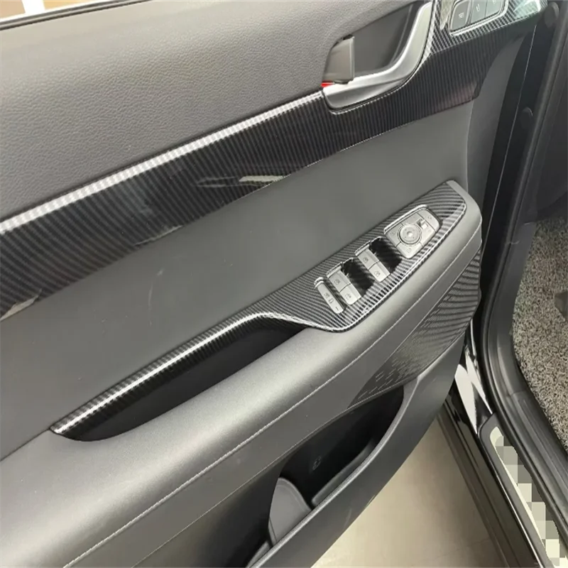 

For Hyundai Palisade 2020 2021 2022 2023 Accessories Car Side AC Outlet Vent Car Window Lift Switch Button Decoration Cover Trim