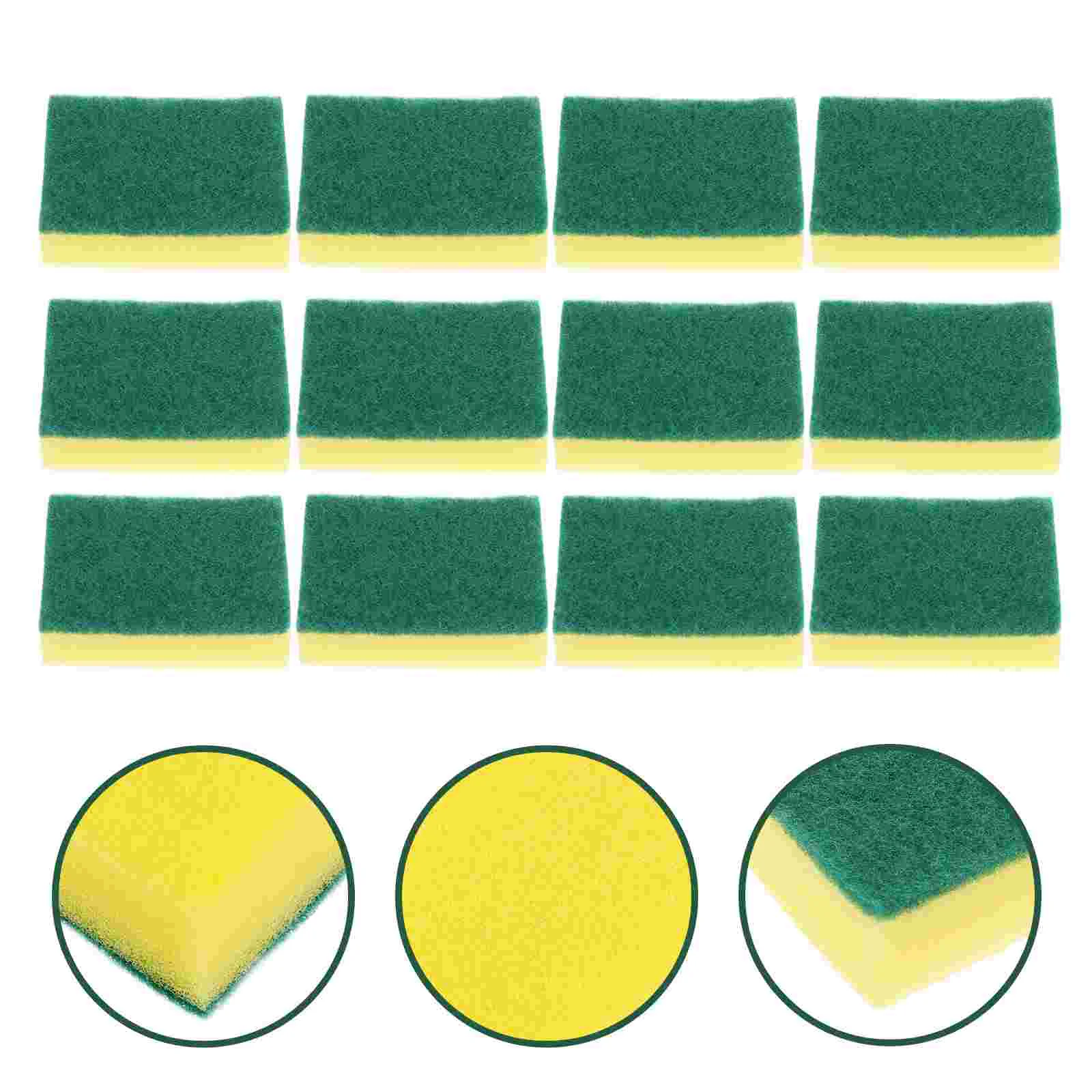 

24 Pcs Dishwashing Sponge Multi-use Cleaning Scrubbers for Dishes Carpet Dishwasher Kitchen Tools Sponges