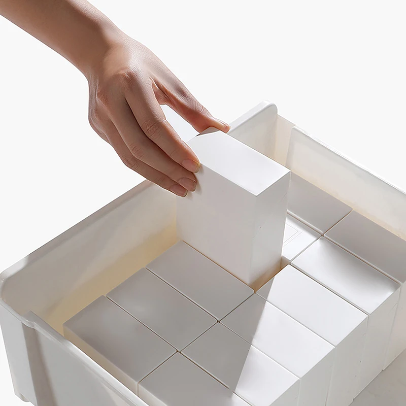 White Photocards Storage Box Korean Idol Card Organizer Storage Case Desk Container School Stationery Candy Holder Gift Decor