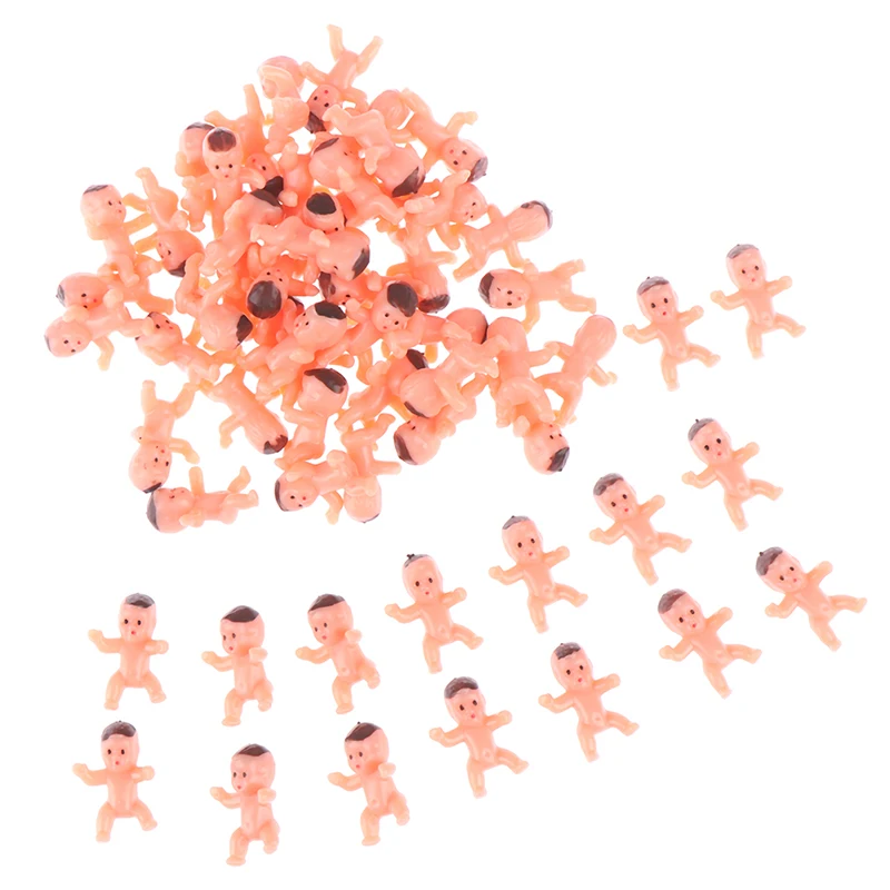 10/20/60Pcs High Quality 1 Inch Mini Plastic Baby Kids Toys Home Cake Office Desk Decoration