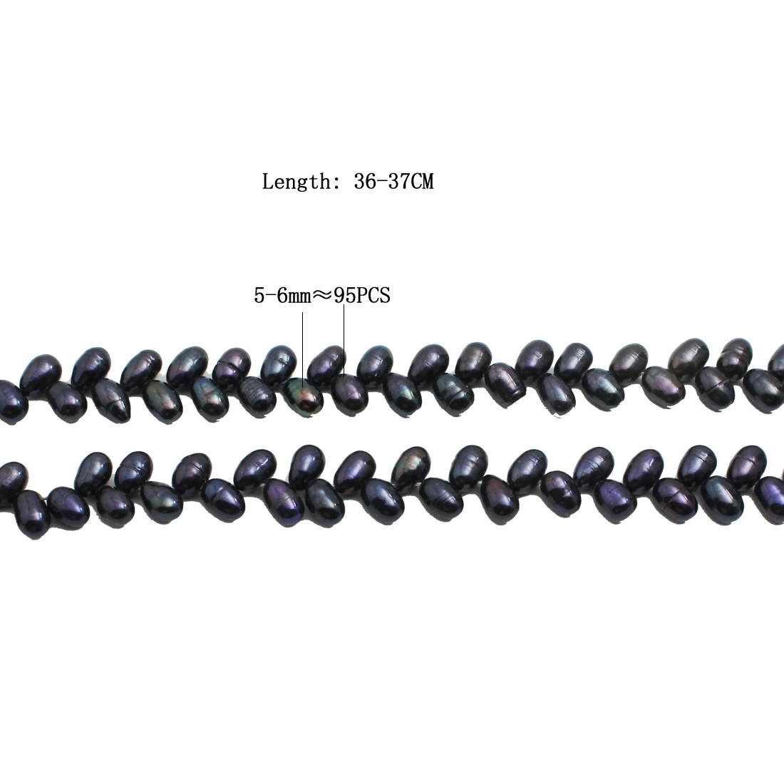 

6-7mm Natural freshwater pearls with uneven holes, wheat ear beads, irregular shaped jewelry, DIY necklace, bracelet