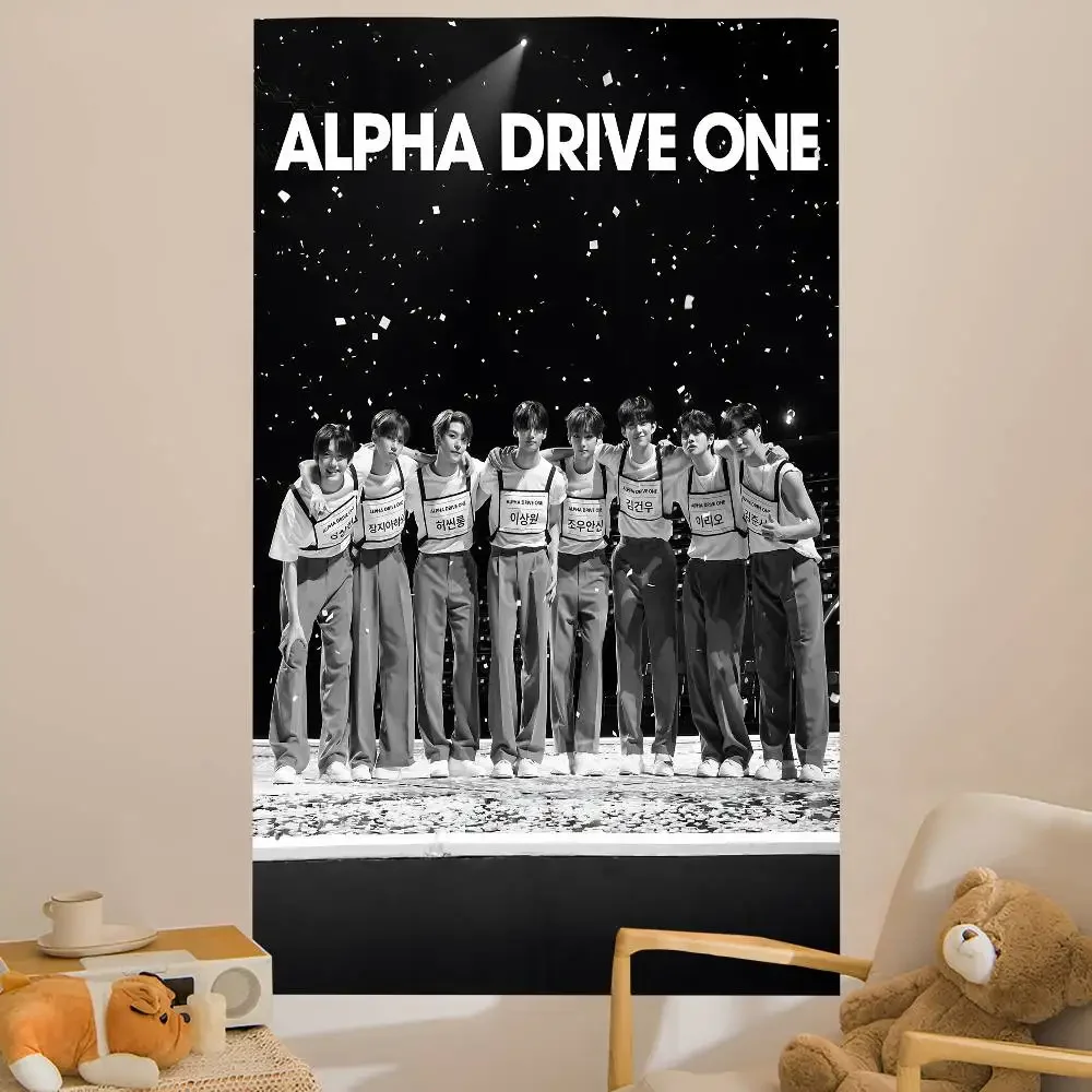 Popular A-Alpha D-Drive O-One Kpop Anime Tapestry Indian Buddha Wall Decoration Witchcraft Bohemian Hippie Wall Hanging Sheets