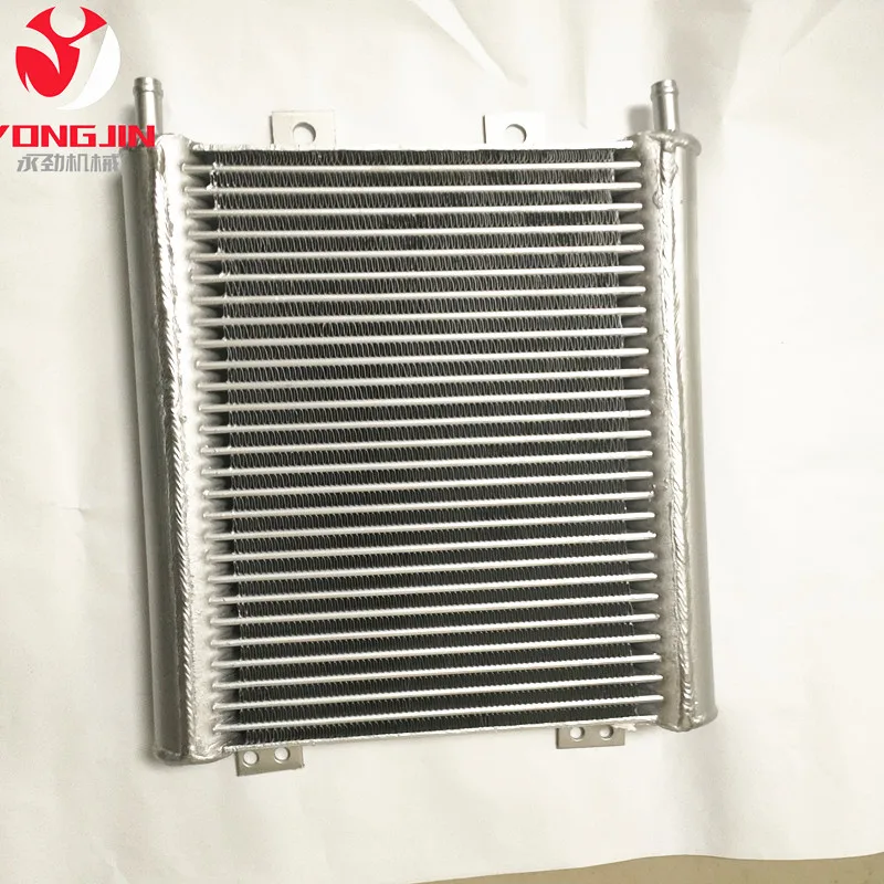 Aluminum Radiator for Excavator   Oil  Cooler   Kubota35