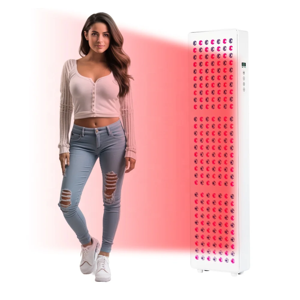 

Gifts Standing RH1000 Full Body Infrared Red Light Therapy Panel 210pcs LED Face Skin Beauty Pulse Mode