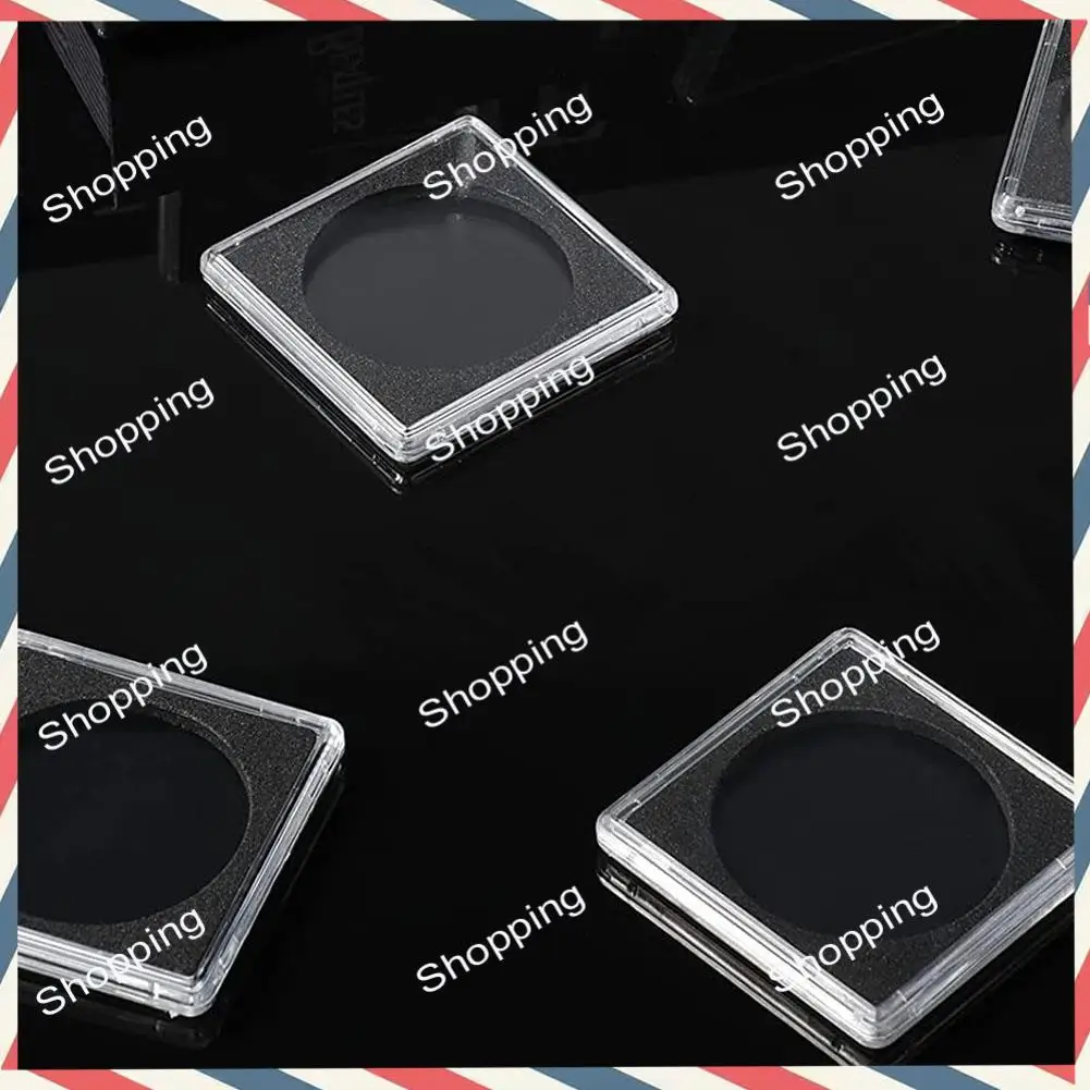 M20K 20개 실버 달러 코인 홀더, 2 X 2 하프 달러 코인 홀더 코인 캡슐 코인 스냅 플라스틱 코인 홀더 / 금고