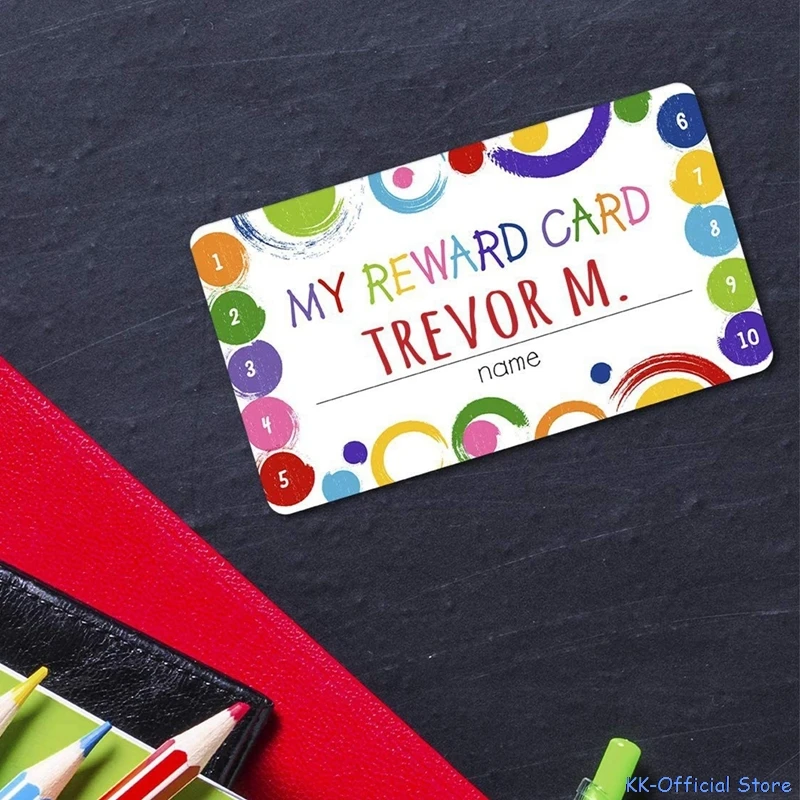 MY Reward Cards, 50Pcs  Reward Incentive Punch Cards For Children Students Motivated Teacher Teaching Small Business