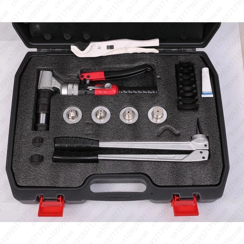 Floor heating pipe sliding clip joint, compression clip sliding joint, manual sliding clip, floor heating installation tool