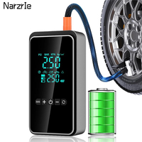 EAFC 120W Car Air Pump 150PSI Electric Car TireWired/Wireless Car High Pressure Inflation Fast Charging for Bicycle Motorcycle