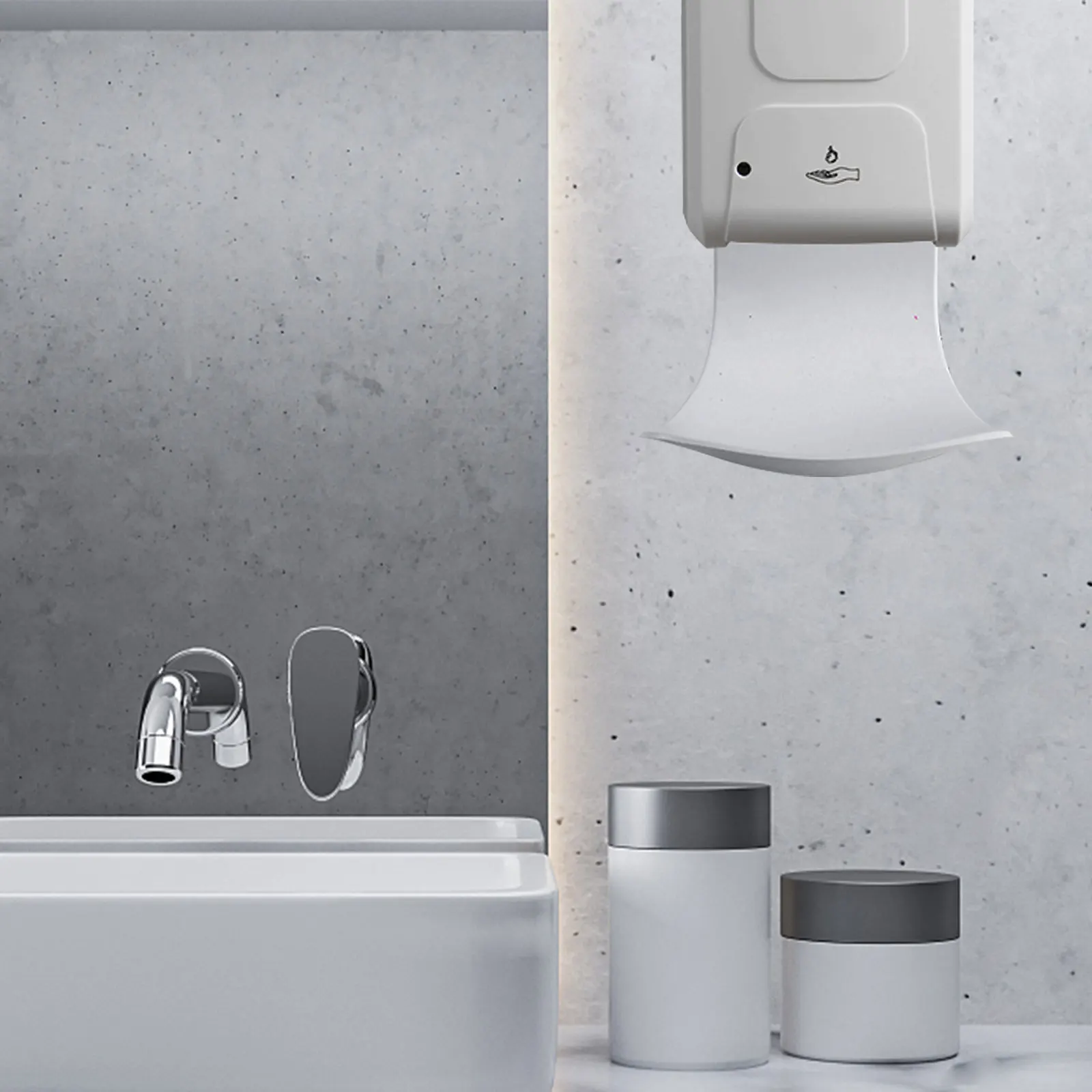 

Plastic Drip Tray for Soap Dispenser White ABS Anti Slip Home Kitchen Restaurant Universal Fit Portable Box Foaming Catcher