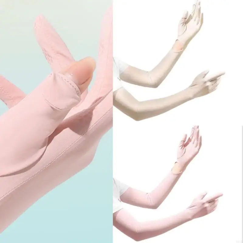Manchons bras avec poignée en Silicone évacuant transpiration, idéaux pour l'extérieur Y08E