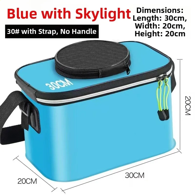 

Compact Collapsible For Fishing Bucket Made of EVA for Live Fish Containment and Practical Outdoor For Fishing Needs