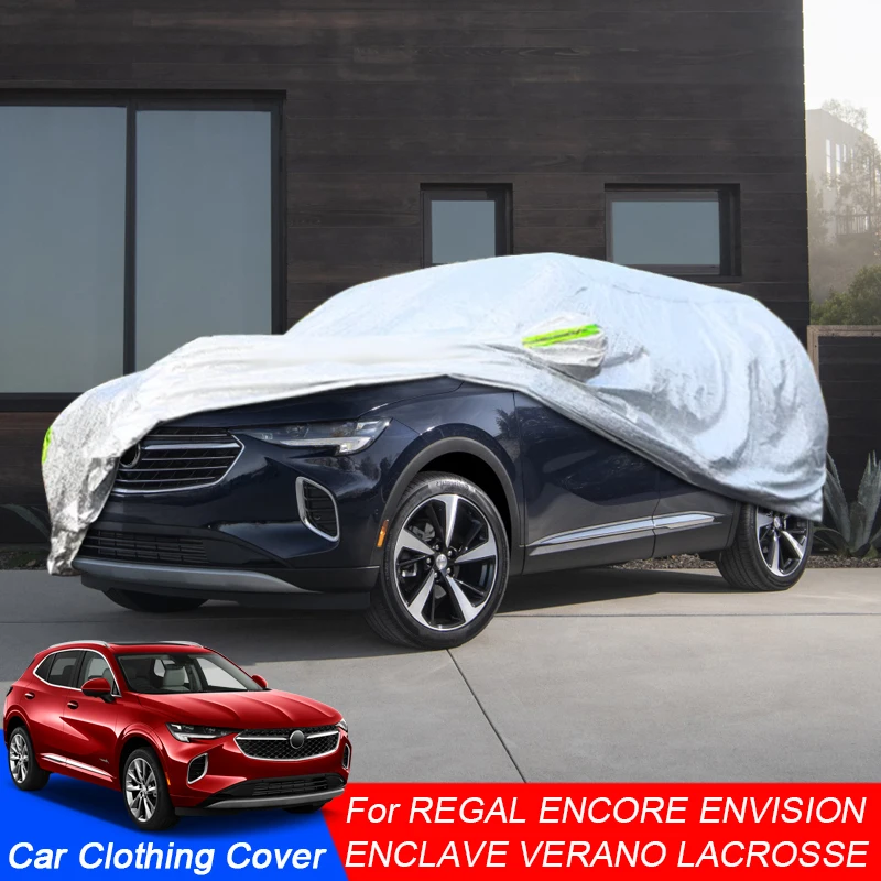 Car Cover Rain Frost Snow Dust Waterproof Auto Anti-UV Cover For Buick Enclave Encore Envision Lacrosse Regal Sedan Tourx Verano