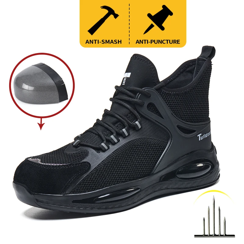 

Safety shoes, anti smash and anti stab work shoes, protective shoes, lightweight and breathable safety boots