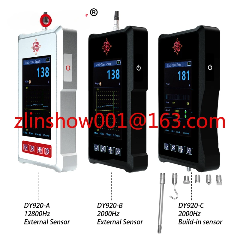 Portable Force Gauge Digital Hand Dynamometer Measuring Instrument Measuring Pull Push Load Cell Indicator Handheld Rechargeable