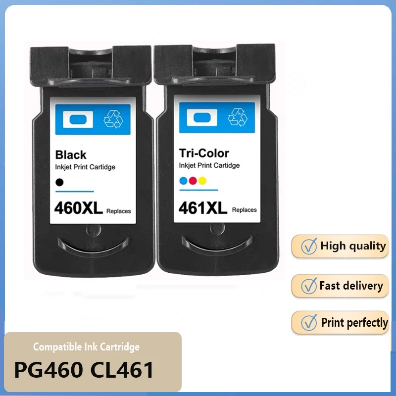 

PG 460 CL 461 PG-460 CL-461 460XL 461XL PG460 CL461 Compatible Ink Cartridge for Canon Pixma TS5340 TS7440 Printer