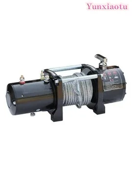 3000lbs Electric Recovery Winch Kit ATV Trailer Truck Car DC 12V Remote Control Hoist Winch Block Mud Rescue Beach Hauling Tools