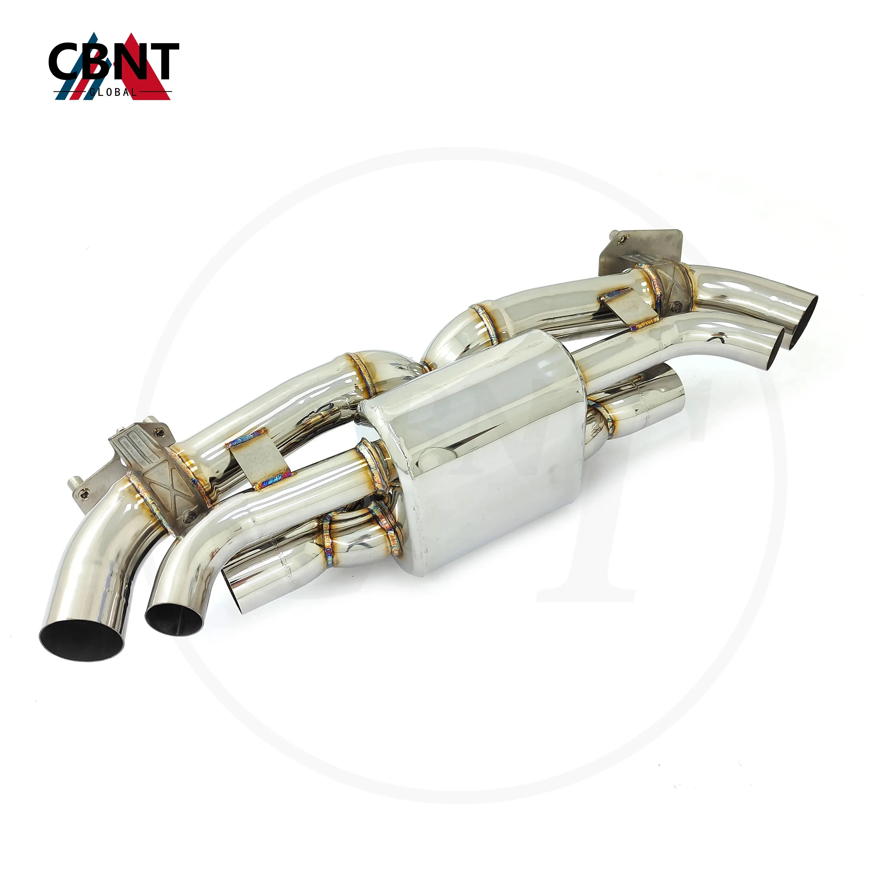 

CBNT for Porsche 911 992 Carrera 3.0T Exhaust Pipe with Valve Muffler High Quality SS304/Titanium Alloy Valved Exhaust Axle-back