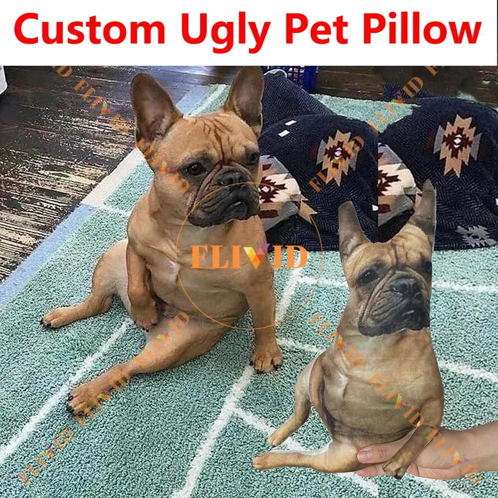 

Hot Customized Dog Cat 3D Ugly Pillows,Personalized Dogs Pillow,Funny Pet Animals Pillow,Pet Loss Memorial Gift,Pet Lover Gift