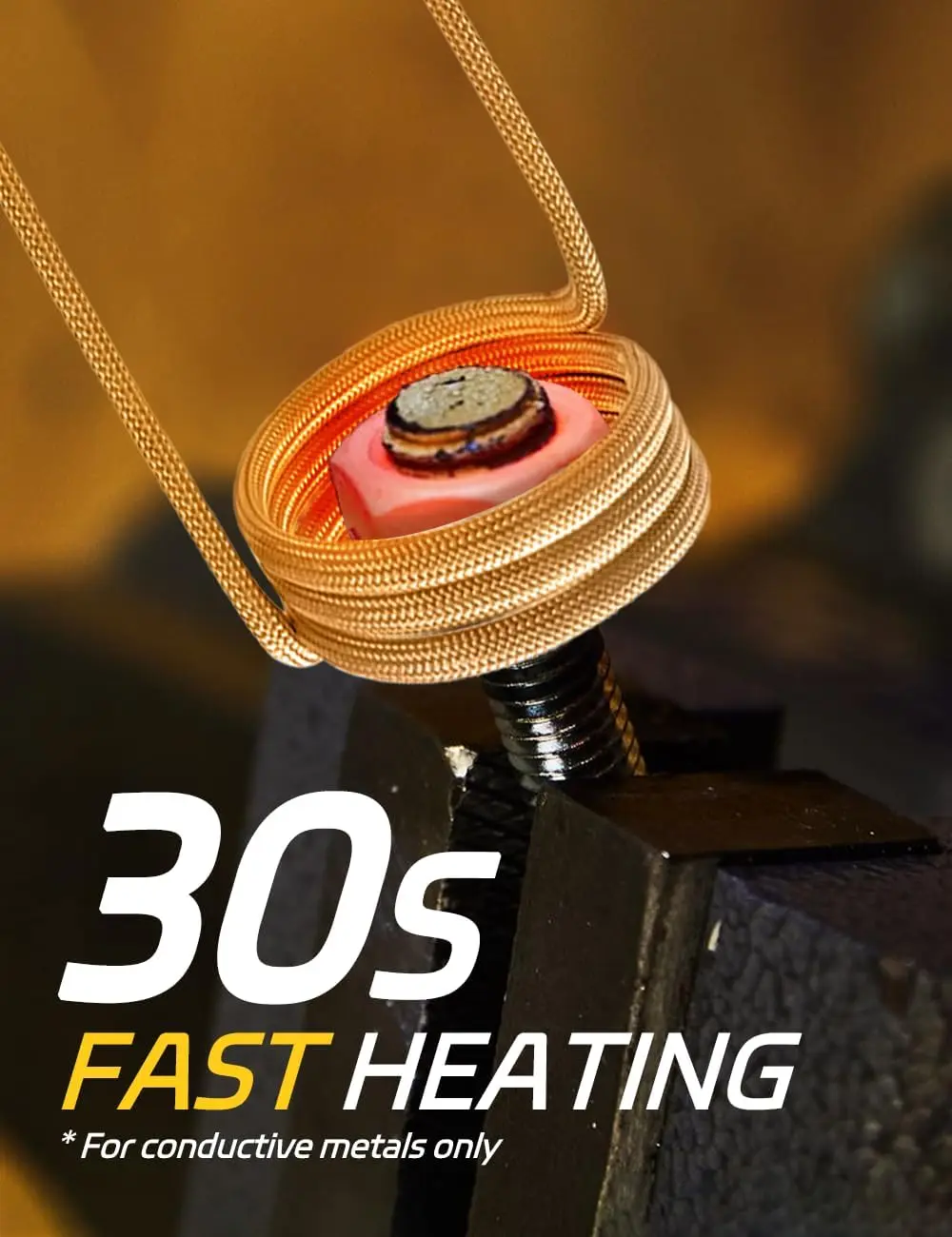 Heater Kit - 1000W 110V Hand Held Automotive Heat Tool For Rusty Screw Removing with 8 Coils and Box