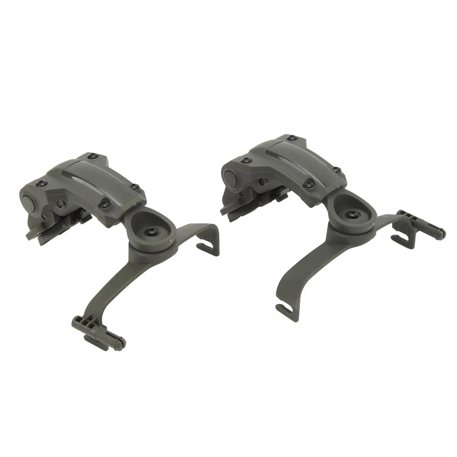 Adjustable Nylon Headset  Mount Bracket Lightweight Multi Angle Rotation Helmet Adapter for Tactical Gear